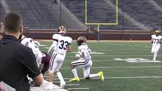 Clarkston 2024 WR/CB/S Desman Stephens highlights vs. Davison