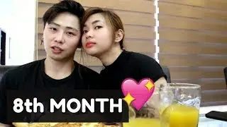 HOW WE CELEBRATED OUR 8TH MONTH 🥰