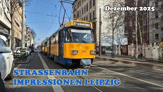 Straßenbahn Leipzig - Impressionen aus Leipzig | Dezember 2025