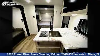 Magnificent 2026 Forest River Puma Camping Edition Travel Trailer RV For Sale in Mims, FL