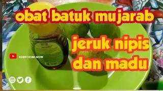 Cara Membuat Obat Batuk Alami dari Jeruk Nipis dan Madu