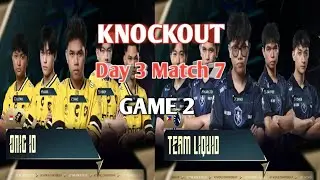 KNOCKOUT Day 3 Match 7 TLPH VS ONIC ID GAME 2