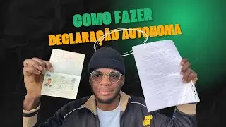 COMO FAZER DECLARAÇÃO AUTÓNOMA: Passo a Passo Completo