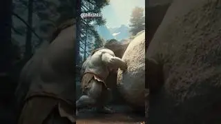 Epic Cinematic Reimagining: A Mythic Confrontation in a Sunlit Cave
