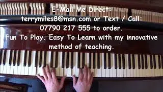 Terry's Happy Birthday Boogie Woogie Piano Tutorial.