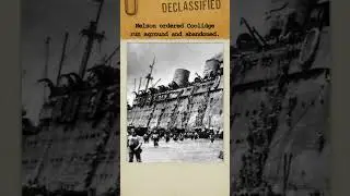 The Ship That Sunk with the Last Dose, SS President Coolidge | #history #shorts