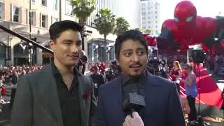 Spider-Man Far From Home Los Angeles World Premiere - Itw Remy Hill, Tony Revolori (official video)