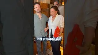 Pregnant Masaba Gupta with husband Satyadeep Mishra spotted in Bandra