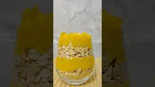 Mango Dream Delight 🥭✨#overnightoats #shortsfeed #shorts