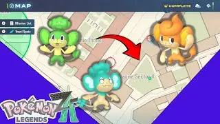 QUICK and EASY Hunt for Shiny Elemental Monkeys in Pokemon Legends ZA (Pansage, Panpour, Pansear)