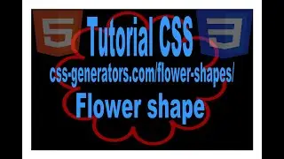 Tutorial css-generators.com. Create flowers with a CSS generator. Mask CSS property.