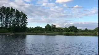 The lake at Sale Water Park