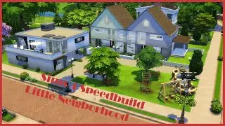 Small Neighborhood | Sims 4 Speed Build (Soft Spoken | English)