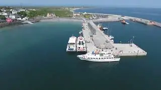 Aerial Views of the Village of Kilronan , Inishmore, The Aran Islands