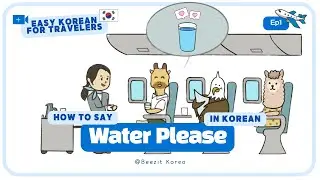 EP.1 On the Plane ✈️ Must-Know Phrases for Flying | Easy Korean Speaking for Travelers 101 (*sub)
