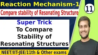 Allen kota  super trick to compare stability of resonating structures organic chemistry for NEET JEE