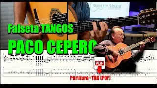 Falseta de TANGOS (2/4) / PACO CEPERO / Partitura + TAB (PDF)