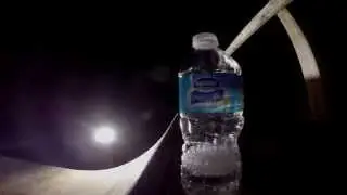 Ryan Geist flipping a bottle