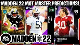 MADDEN 22 MUT MASTER PREDICTIONS! MY TOP 5 MUT MASTER PREDICTIONS! | MADDEN 22 ULTIMATE TEAM