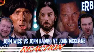 ERB Reaction! John Wick vs John Rambo vs John McClane - Epic Rap Battles Of History