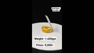 Hallmark Gold Ring Design|Light Weight Gold Ring Design|sunar world|