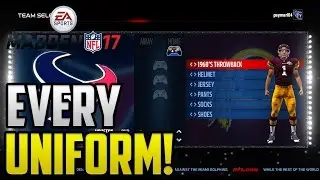 Madden 17 Every Uniform and Jersey In The Game!