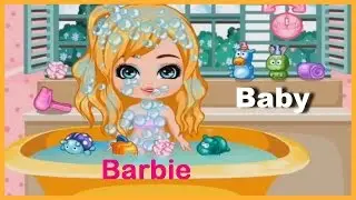 Baby Barbie Video Games | Baby Barbie First School Day Gameplay-Best Baby Games