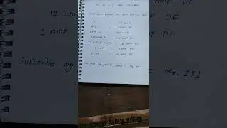 AC vs DC amp calculation.... electrical mathematics