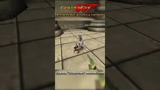 GoldenEye N64 Custom Animations - Old School RuneScape teleport  #goldeneye #007 #nintendo64