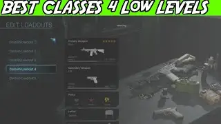 MODERN WARFARE LOW LEVEL CLASS SETUPS! COD MODERN WARFARE BEGINNER CLASS SETUPS MW BEST GUNS TO USE
