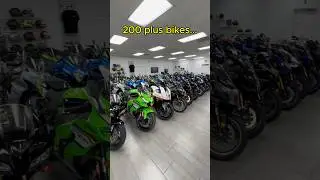 200+ BIKES👀👀👀#shorts #premiermotorsports #motorcycle #dealership