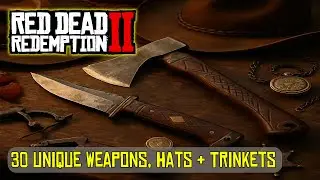 30 Unique Weapons, Hats and Trinkets You May Have Missed In RDR2 #rdr2 #gaming