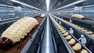 Inside the Modern Palm Weevil Larvae Factory: Advanced Industrial Production & Automation