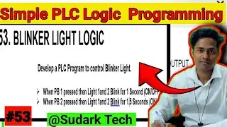 Blinking Light PLC Programming Logic | Sudark Tech
