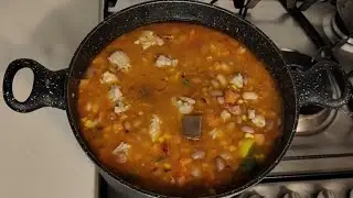 Turkey mixed beans soup, perfect for the cold #food  #beans #soup