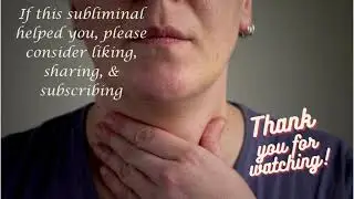 ULTIMATE HEALING SERIES - The Neck, Thyroid & Voicebox Subliminal VERY POWERFUL!