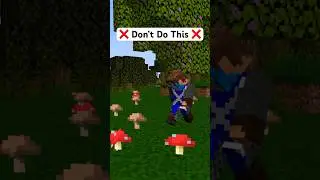 EASIEST Automatic AFK Mushroom Farm Tutorial - Minecraft Java 1.20 #shorts