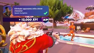 How to EASILY Eliminate opponents with a hired character Fortnite