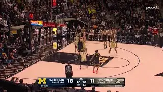 L.J. Cason HITS the Deep Triple at Purdue | Michigan Basketball