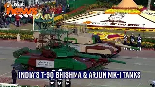 77th Republic Day:India&rsquo;s T-90 Bhishma tank, Arjun Mk-1 tank & Nag Missile system (ATGM) on display