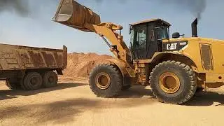 How do loading with caterpillar 966h  front end loader