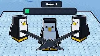 Winning Using the LOWEST POWER in Roblox Knockout..