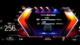 BMW X5 xDrive50e acceleration 0-60-100 mph 0-100-200-250 km/h top max speed GPS PHEV Plug-In Hybrid
