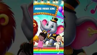 Animal Parade Song for Preschools #funforkids #singalong #kidsmusic #animalsong #animalparade