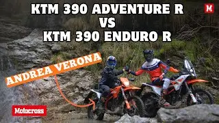 Una sfida SENZA PRECEDENTI! KTM 390 ADVENTURE R VS KTM 390 ENDURO R | con Andrea Verona!