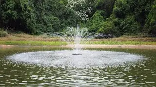 HQUA-FS01 110V, 1/2HP, OD(&phi;) 32&rdquo; Large Pond Floating Fountain with 13000 GPH Fountain Pump