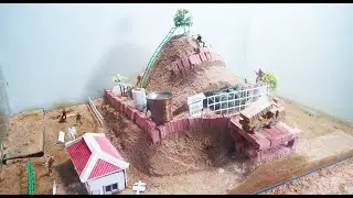 Original Flood And Dam Breach Experiment Video  Mini Mountain Disaster 2
