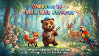 Bear Song for Kids | Big Brown Bear | Gentle Animal Learning Song