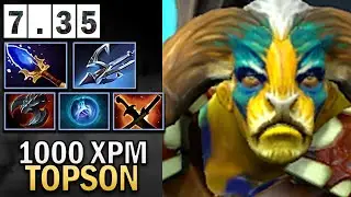 Elder Titan Gameplay Topson with Harpoon - Ringmaster Dota