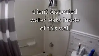 how to find and fix if water leaks inside of the the wall